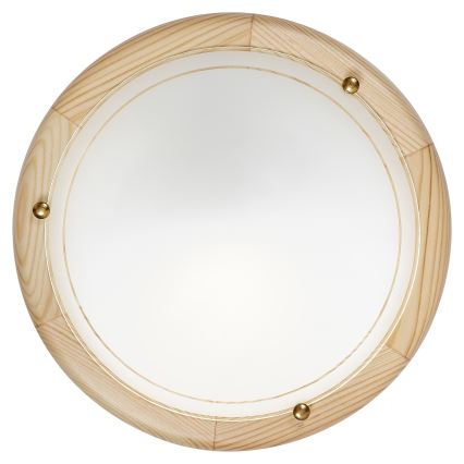 Brilagi - Mennyezeti lámpa ORBIS 1xE27/60W/230V, átm. 30 cm, fenyő