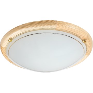 Brilagi - Mennyezeti lámpa ORBIS 2xE27/60W/230V átm. 38 cm fenyő