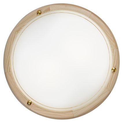 Brilagi - Mennyezeti lámpa ORBIS 2xE27/60W/230V átm. 38 cm fenyő