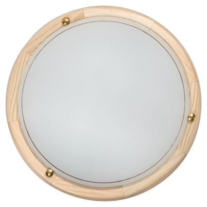 Brilagi - Mennyezeti lámpa ORBIS 2xE27/60W/230V átm. 38 cm fenyő