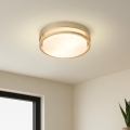 Brilagi - Mennyezeti lámpa ORINO 2xE27/40W/230V átm. 27 cm arany/tölgy