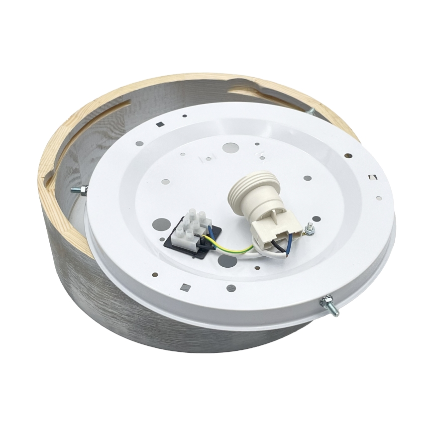 Brilagi - Mennyezeti lámpa PINO 1xE27/15W/230V fenyő/ezüst átm. 27,5 cm