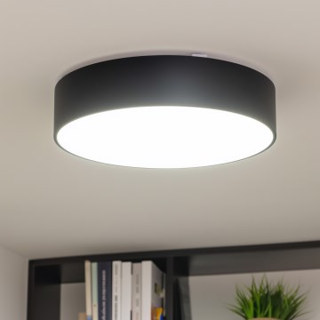 BRILAGI - Mennyezeti lámpa POOL 4xE27/15W/230V Ø 50 cm IP54 fekete
