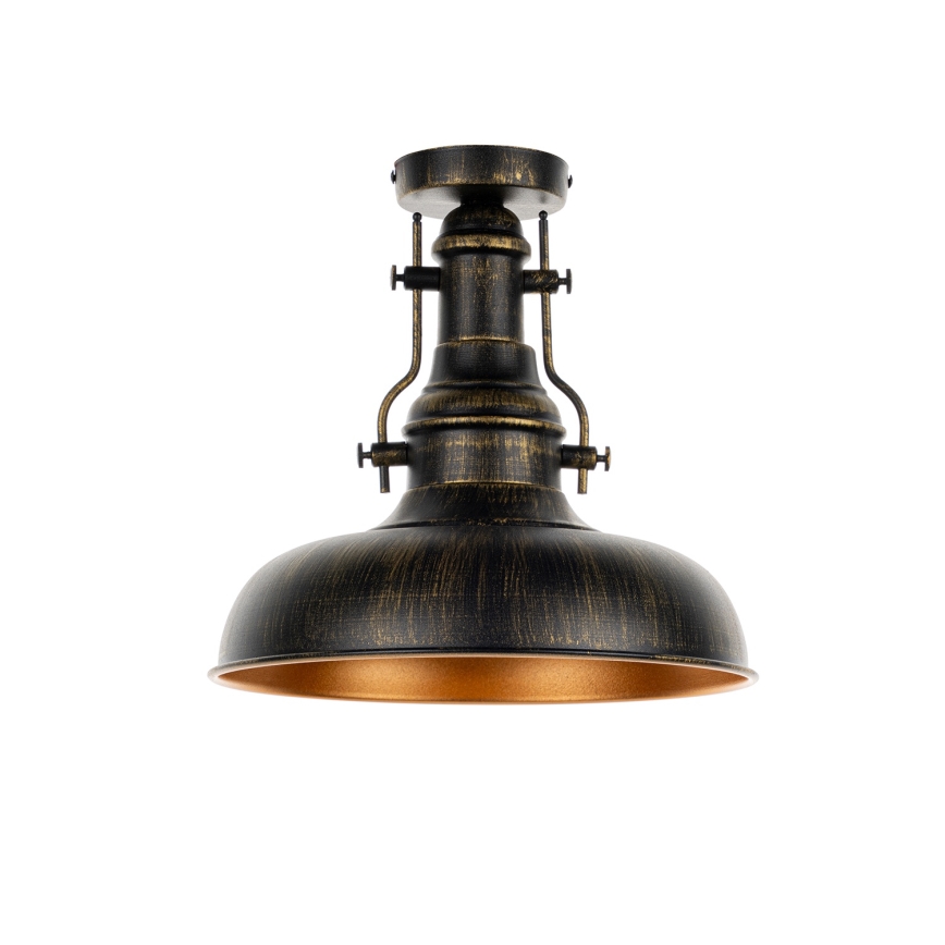Brilagi - Mennyezeti lámpa PYRONIC 1xE27/40W/230V, átmérő 32 cm, bronz/patina