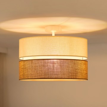 Brilagi - Mennyezeti lámpa ROYAL YUTE 1xE27/15W/230V átm. 40 cm bézs/krém