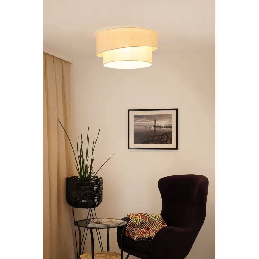 Brilagi - Mennyezeti lámpa SHINE 1xE27/15W/230V átm. 50 cm krémes