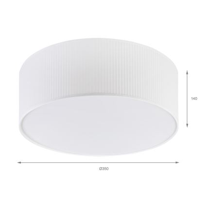 Brilagi - Mennyezeti lámpa SIRIJA MODERN 2xE27/60W/230V átm. 35 cm fehér
