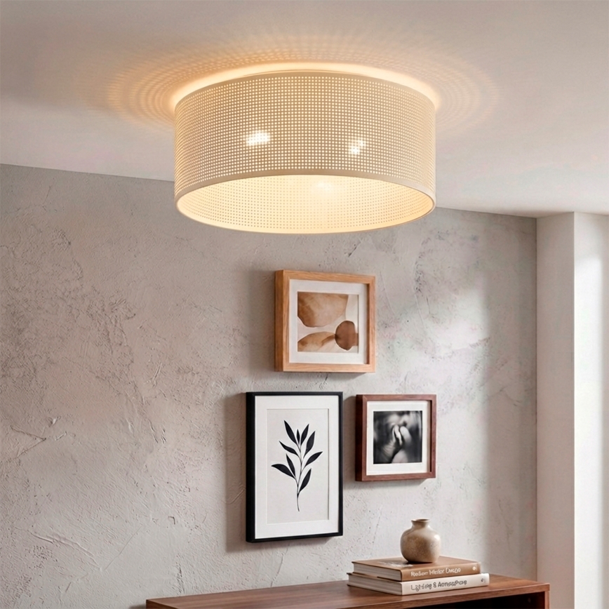 BRILAGI - Mennyezeti lámpa SIRIJA MODERN 2xE27/60W/230V átm. 35 cm krémszínű