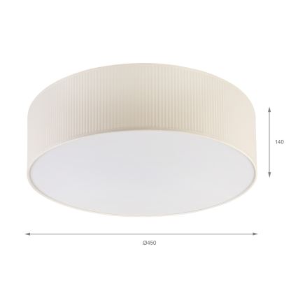 Brilagi - Mennyezeti lámpa SIRIJA MODERN 4xE27/60W/230V átmérő 45 cm krémszínű