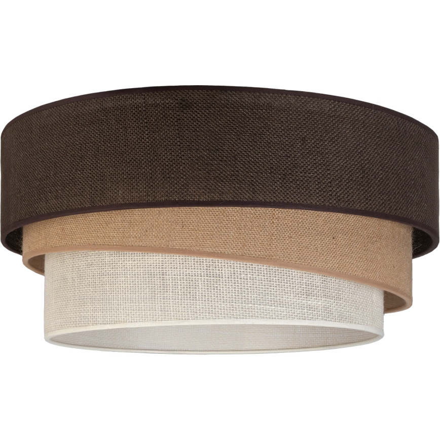 Brilagi - Mennyezeti lámpa TRIO 1xE27/60W/230V Ø 40 cm barna/bézs/fehér