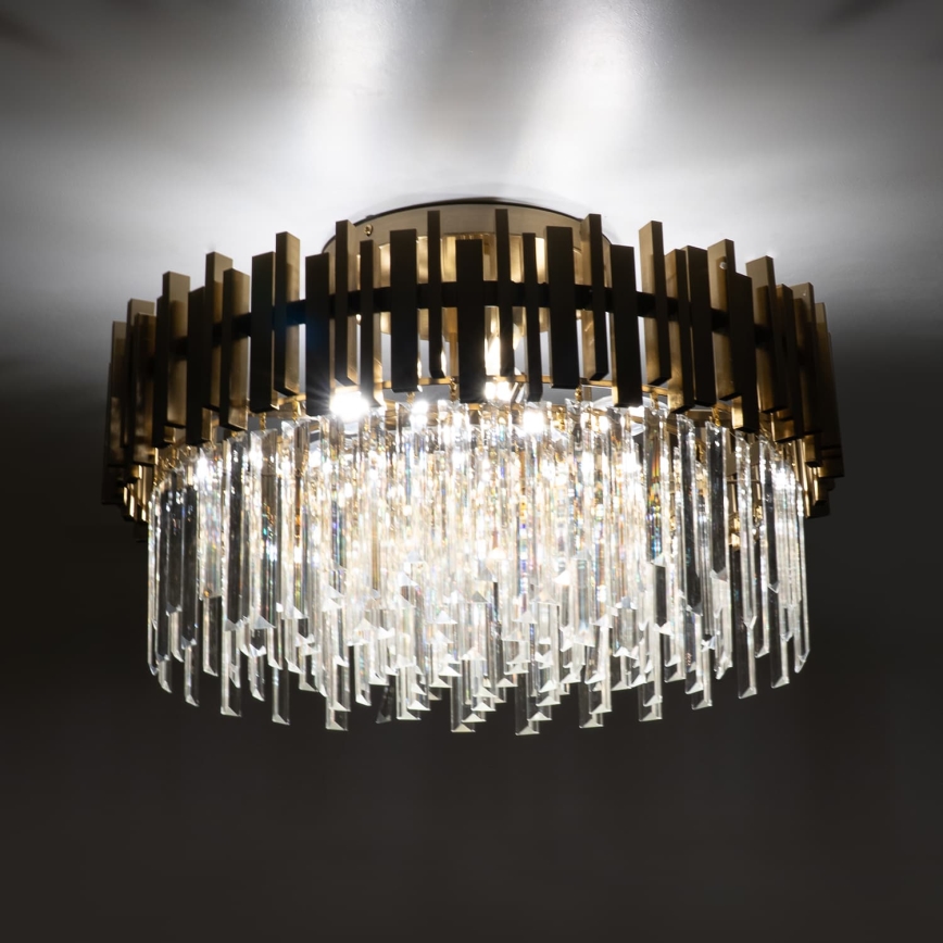BRILAGI - Mennyezeti lámpa VERVE 6xE14/40W/230V átm. 60 cm arany