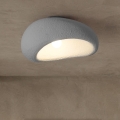 BRILAGI - Mennyezeti lámpa WABI SABI 1xE27/60W/230V átm. 40 cm szürke