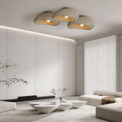 BRILAGI - Mennyezeti lámpa WABI SABI 1xE27/60W/230V Ø 40 cm bézs