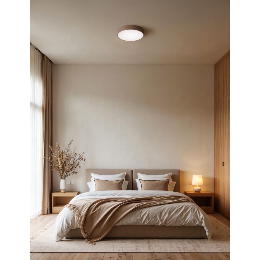 Brilagi - Mennyezeti lámpatest CLARE 3xE27/40W/230V átm. 40 cm barna