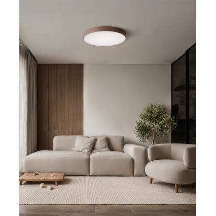 Brilagi - Mennyezeti lámpatest CLARE 4xE27/40W/230V átmérő 50 cm barna