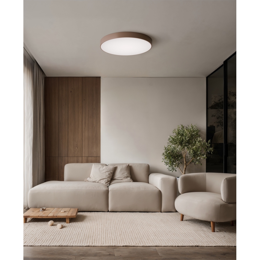Brilagi - Mennyezeti lámpatest CLARE 4xE27/40W/230V átmérő 50 cm barna