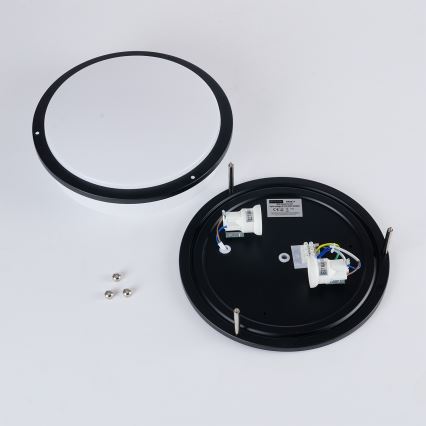 Brilagi - Mennyezeti lámpatest ELARO 2xE27/40W/230V, átmérő 26 cm, fekete