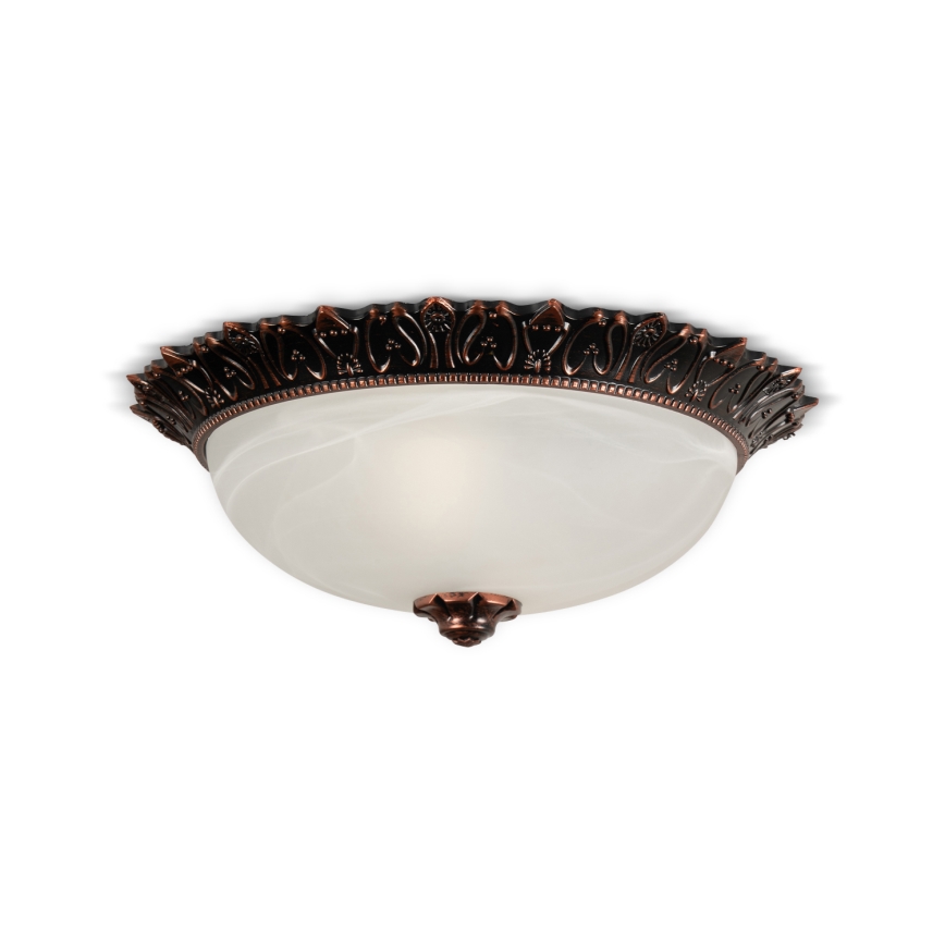 Brilagi - Mennyezeti lámpatest FRESCO 2xE27/40W/230V átm. 30 cm bronz