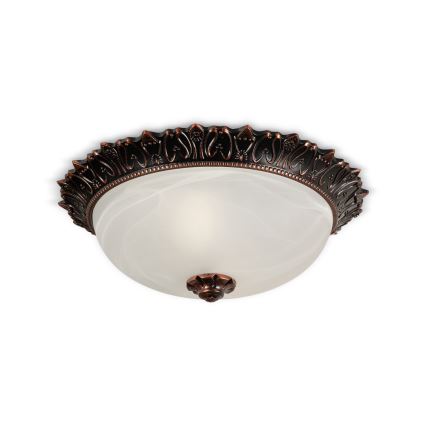 Brilagi - Mennyezeti lámpatest FRESCO 2xE27/40W/230V átm. 30 cm bronz