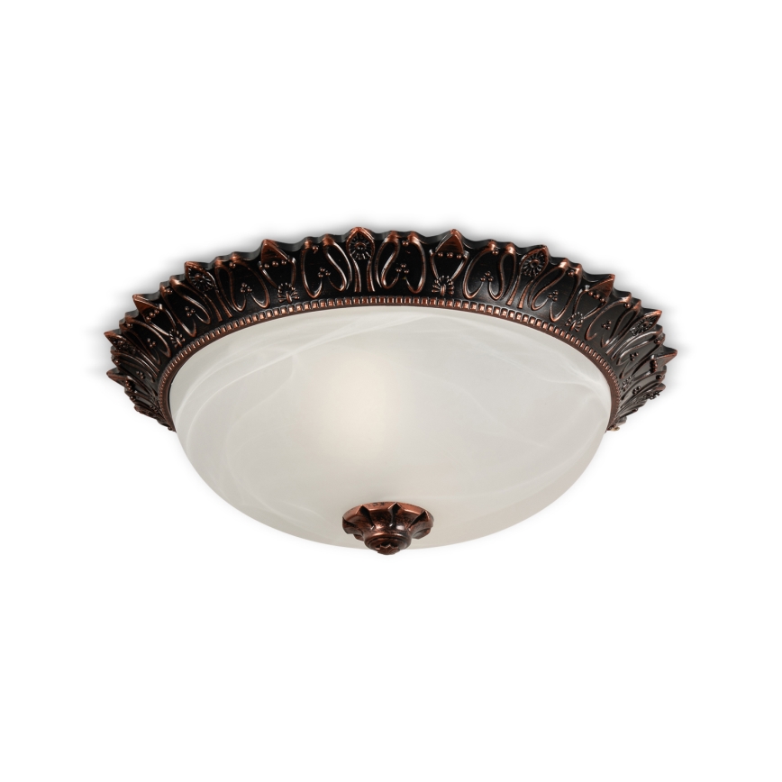 Brilagi - Mennyezeti lámpatest FRESCO 2xE27/40W/230V átm. 30 cm bronz