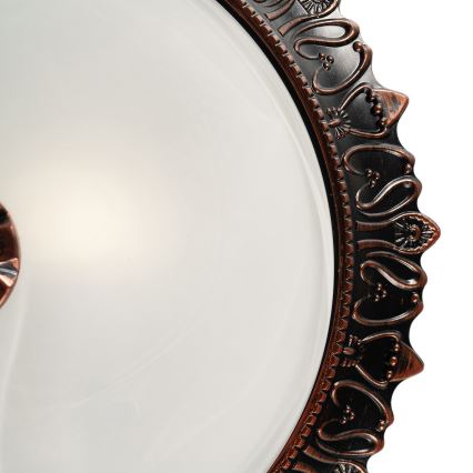 Brilagi - Mennyezeti lámpatest FRESCO 2xE27/40W/230V átm. 30 cm bronz