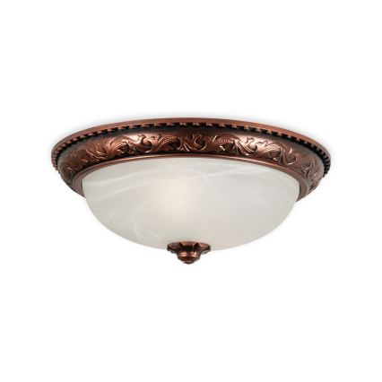 Brilagi - Mennyezeti lámpatest FRESCO 2xE27/40W/230V átm. 30 cm rézszínű