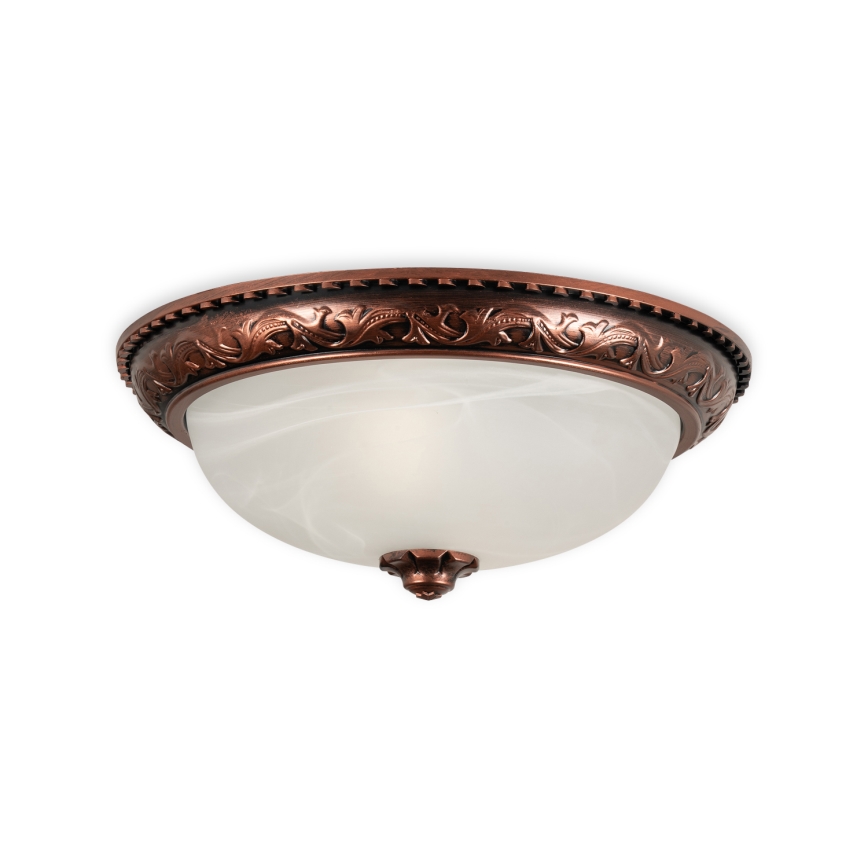 Brilagi - Mennyezeti lámpatest FRESCO 2xE27/40W/230V átm. 30 cm rézszínű