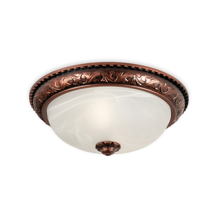 Brilagi - Mennyezeti lámpatest FRESCO 2xE27/40W/230V átm. 30 cm rézszínű