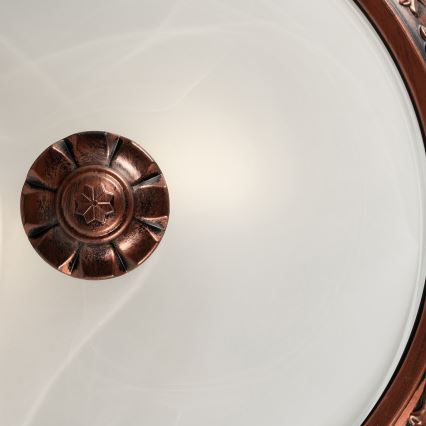 Brilagi - Mennyezeti lámpatest FRESCO 2xE27/40W/230V átm. 30 cm rézszínű