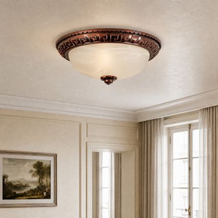 Brilagi - Mennyezeti lámpatest FRESCO 2xE27/40W/230V átm. 30 cm, rézszínű