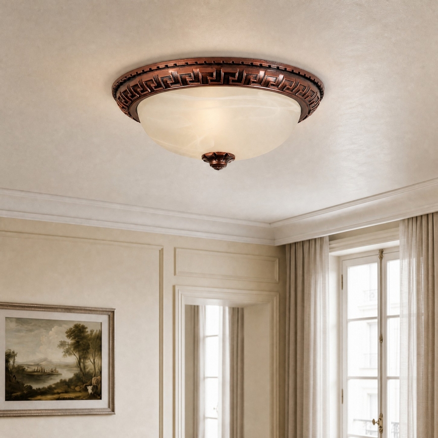 Brilagi - Mennyezeti lámpatest FRESCO 2xE27/40W/230V átm. 30 cm, rézszínű