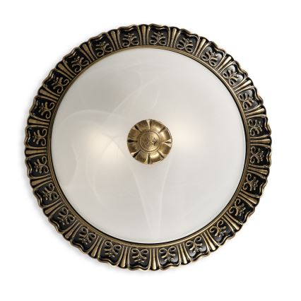 Brilagi - Mennyezeti lámpatest FRESCO 2xE27/40W/230V, átmérő 30 cm, aranyszínű
