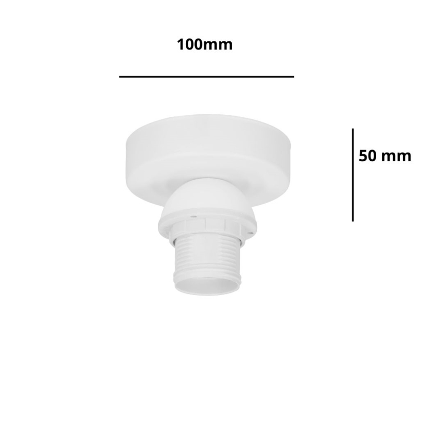 Brilagi - Mennyezeti lámpatest PARTY 1xE27/60W/230V átm. 10 cm fehér
