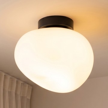 BRILAGI - Mennyezeti lámpatest PEBBLES 1xE27/40W/230V átm. 20 cm fekete