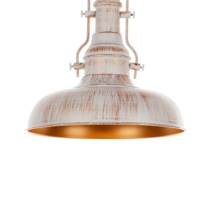 Brilagi - Mennyezeti lámpatest PYRONIC 1xE27/40W/230V átm. 32 cm krémszín/patina