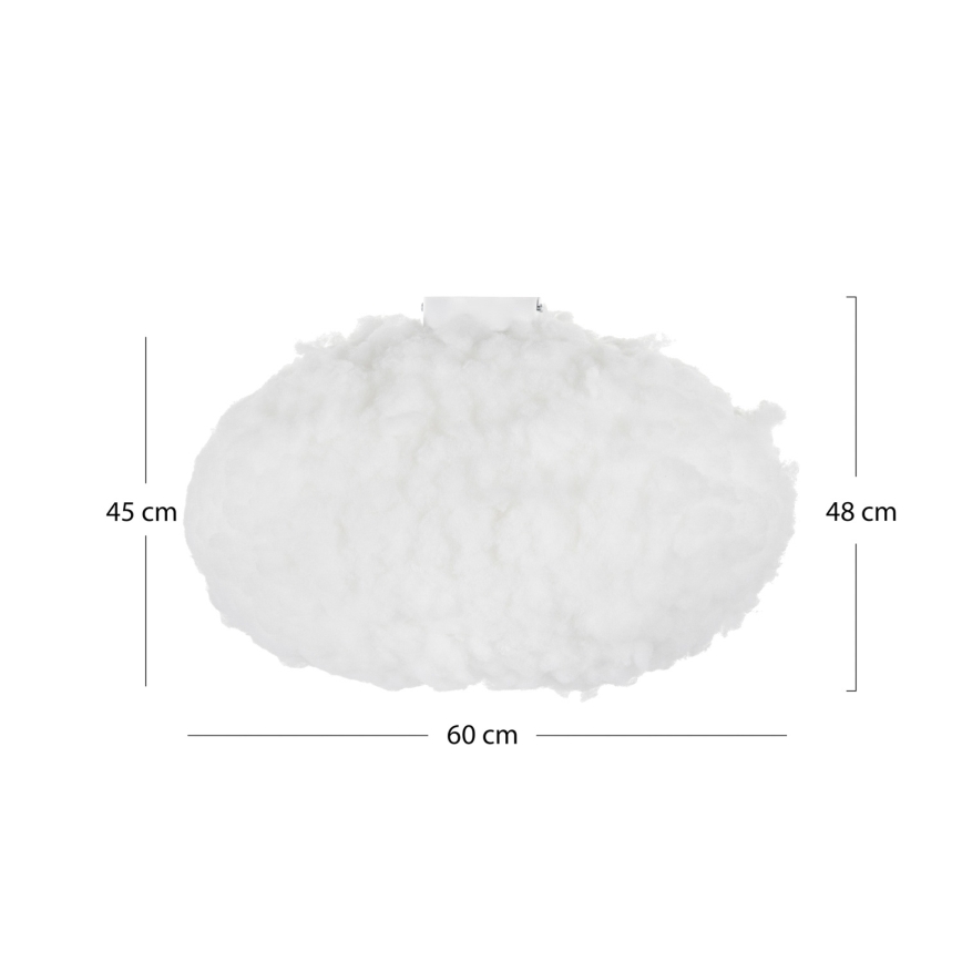 Brilagi - Mennyezeti lámpatest SOLEAIR 2xE27/40W/230V Ø 60 cm fehér