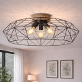 BRILAGI - Mennyezeti lámpatest WOODY BASKET 3xE27/60W/230V átm. 80 cm tölgy
