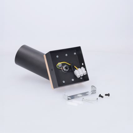 Brilagi - Mennyezeti spotlámpa SELE WOOD ACOUSTIC 1xGU10/30W/230V fekete/fa