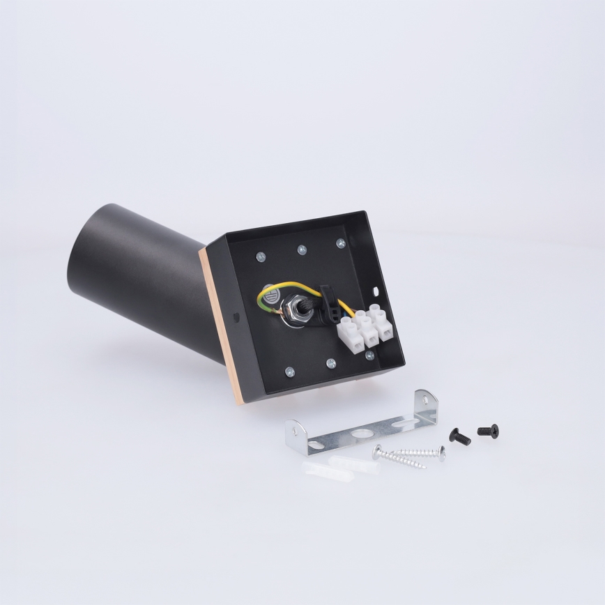 Brilagi - Mennyezeti spotlámpa SELE WOOD ACOUSTIC 1xGU10/30W/230V fekete/fa