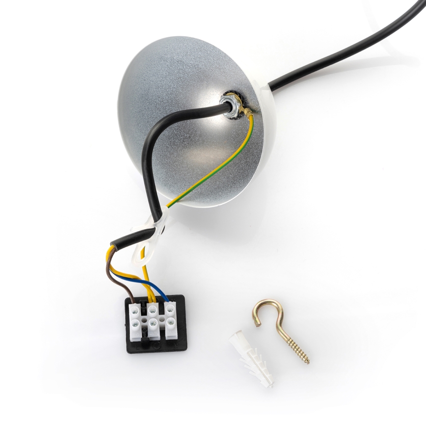Brilagi - METALO LED kábeles függesztett csillár 1xE27/40W/230V átm. 40 cm fehér/réz