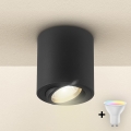 Brilagi - MIA LED RGBW dimmelhető beépíthető spotlámpa 1xGU10/30W/230V 2700-6500K Wi-Fi 84x80 mm fekete