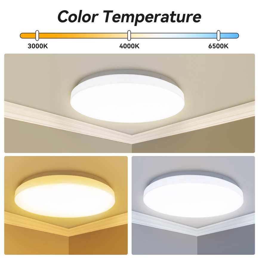 Brilagi - LED dimmelhető mennyezeti lámpatest MILKY WAY LED/24W/230V 3000-6500K átm. 38 cm + távirányító