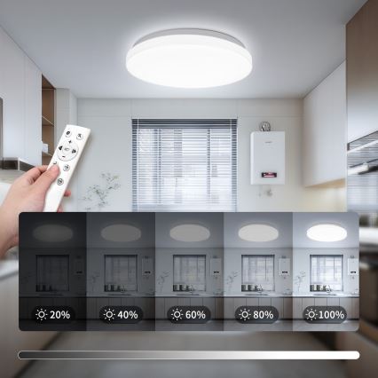 Brilagi - LED dimmelhető mennyezeti lámpatest MILKY WAY LED/24W/230V 3000-6500K átm. 38 cm + távirányító