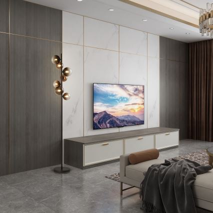 Brilagi - MILLA LED állólámpa 7xG9/3W/230V barna/füstös barna