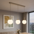 Brilagi - MILO kábeles függőlámpa 3xE27/60W/230V bézs/arany