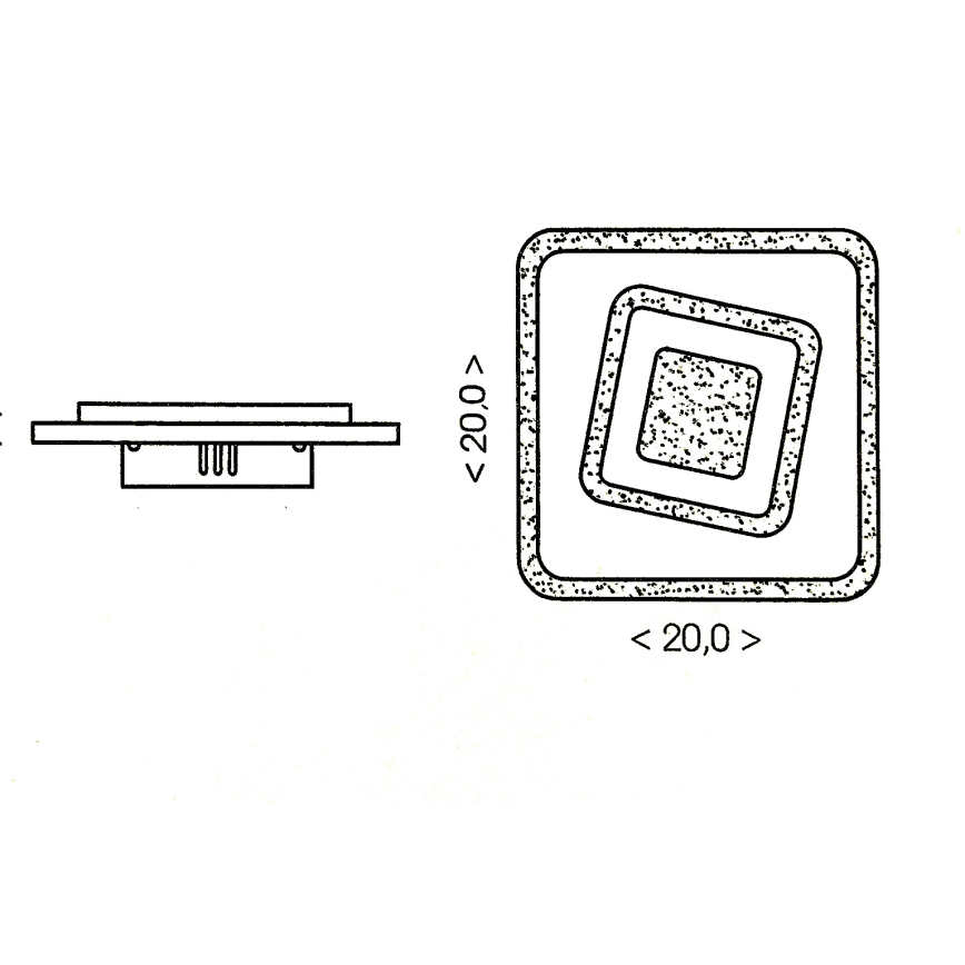 Brilagi - MODERN MINI LED mennyezeti lámpa/32W/230V 3000/4000/6000K
