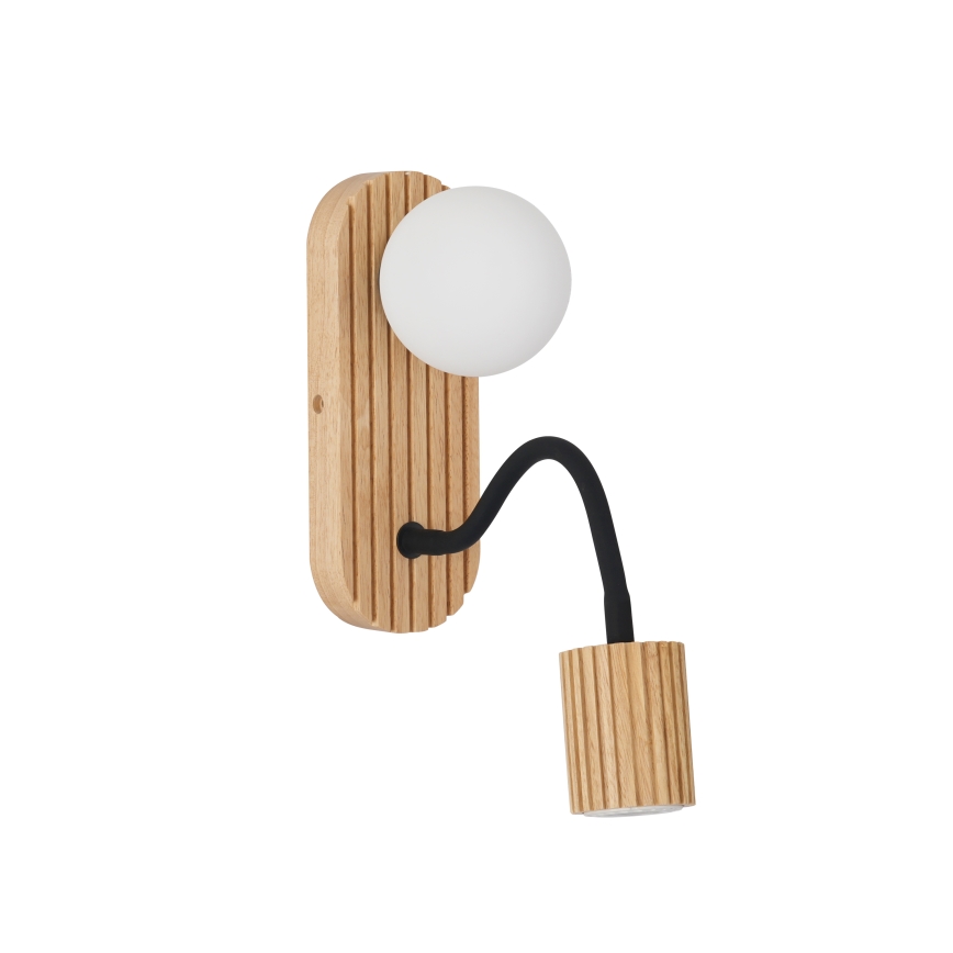 Brilagi - MODERN WOOD fali lámpa 1xG9/5W/230V + 1xGU10/8W fa