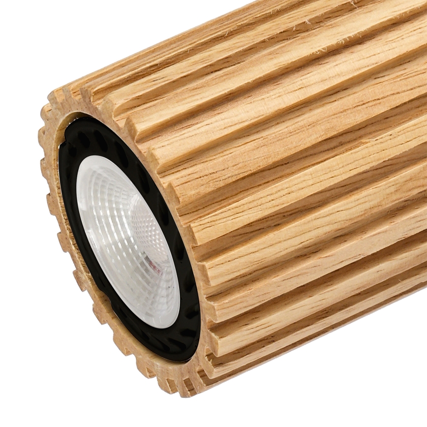 Brilagi - MODERN WOOD spotlámpa 2xGU10/8W/230V fa/fekete