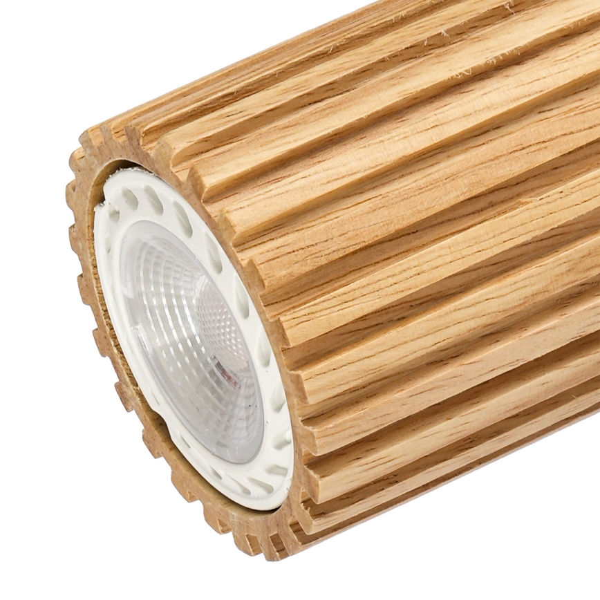 Brilagi - MODERN WOOD spotlámpa 4xGU10/8W/230V fa/fehér