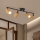 Brilagi - MODERN WOOD spotlámpa 4xGU10/8W/230V fa/fekete